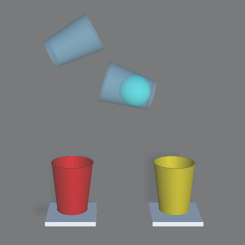 Fill the cups 3D