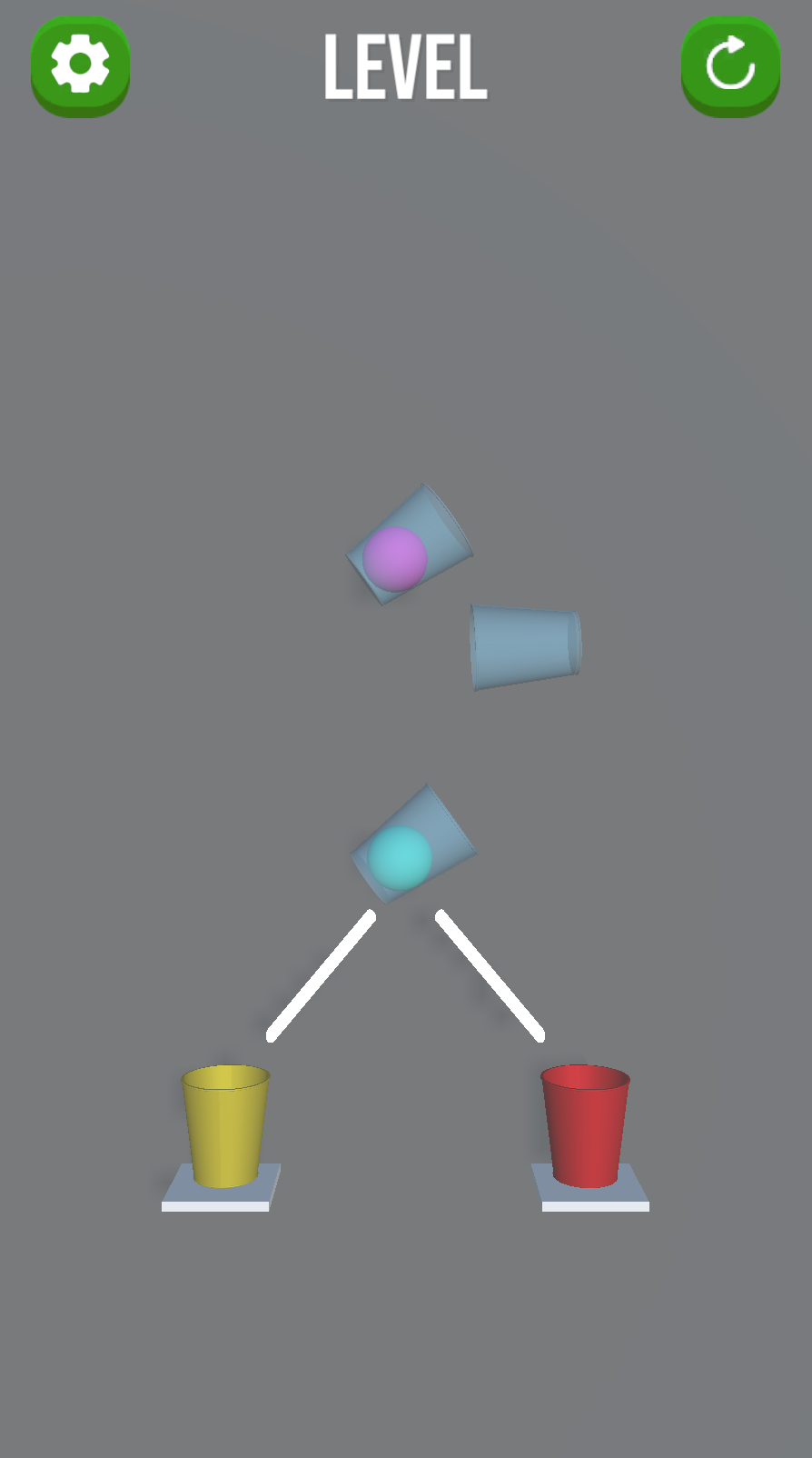 Fill the cups 3D Gameplay Screenshot 1